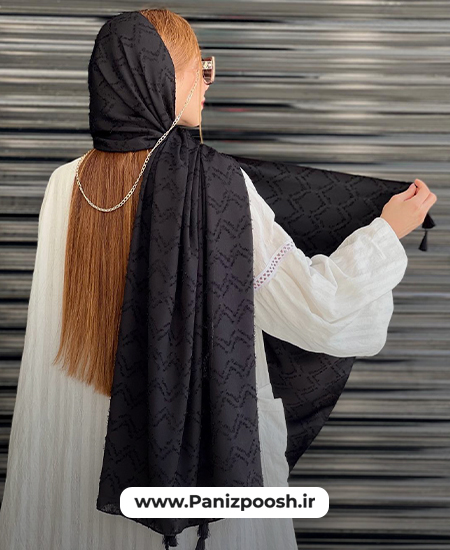 شال و روسری عمده مشکی شال و روسری عمده مشکی